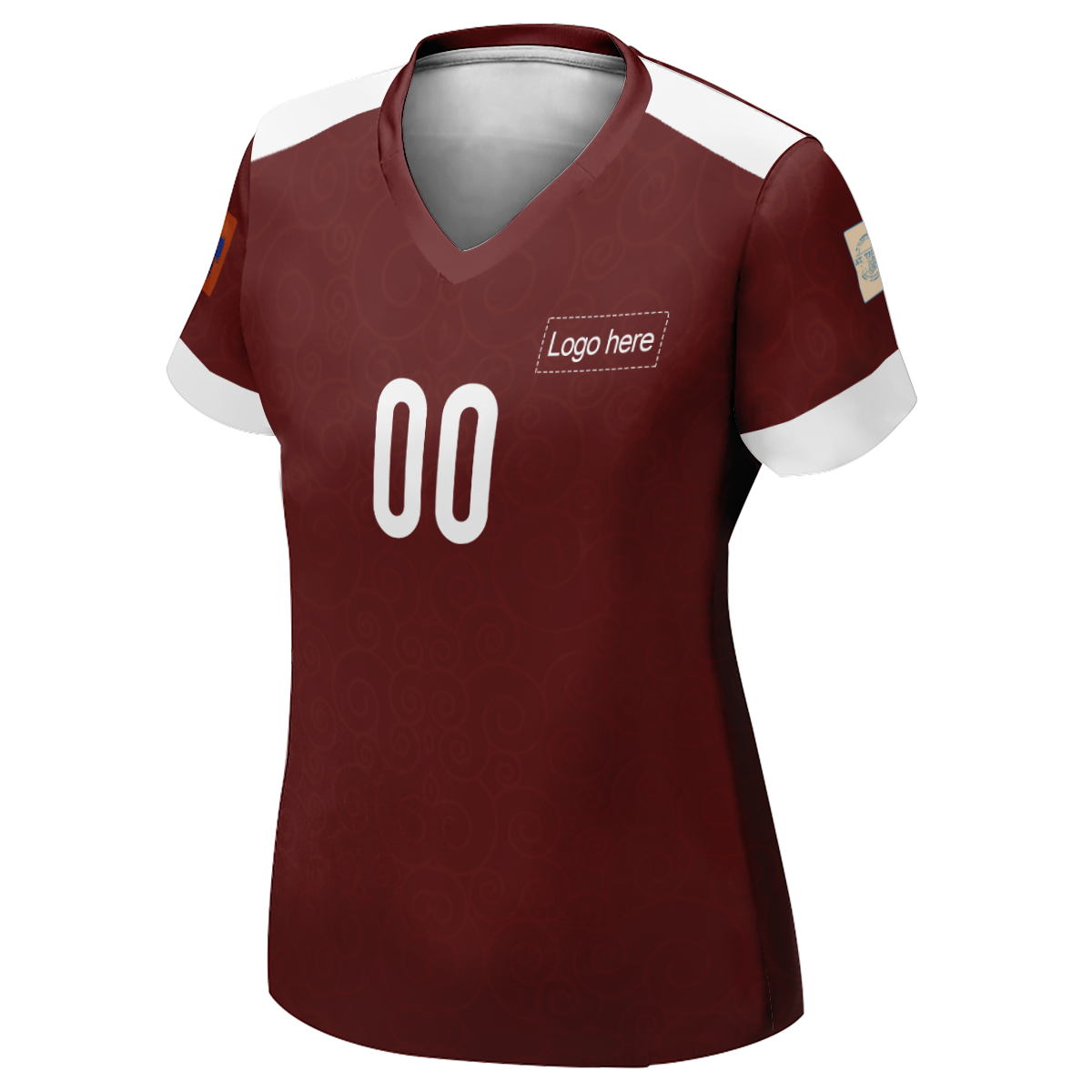 Camisa de futebol feminina de flanela para a Copa do Mundo do Catar personalizada com foto