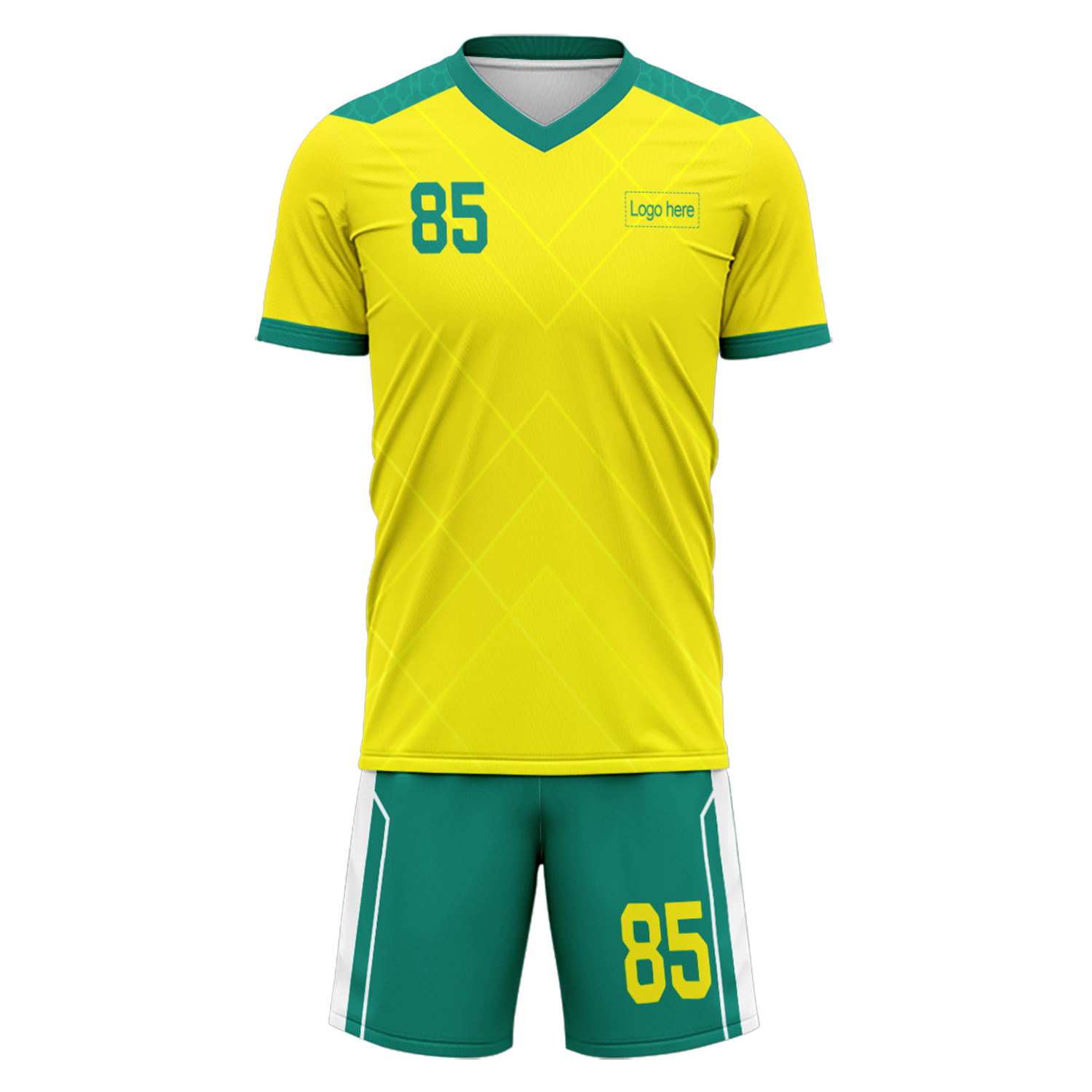 Ternos de futebol personalizados da seleção brasileira da Copa do Mundo de 2022